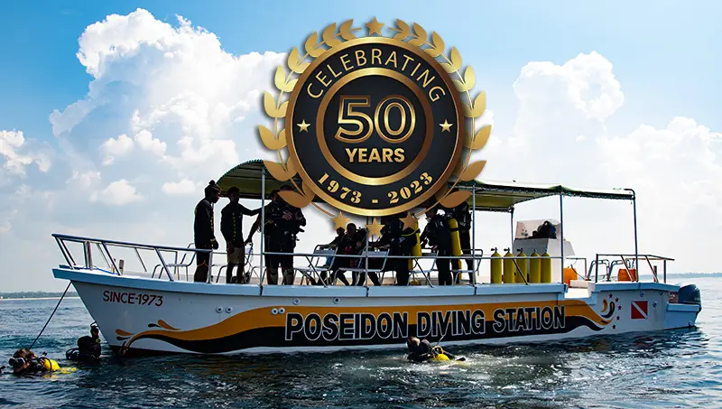 Poseidon Diving Sri Lanka 50th Anniversary hikkaduwa nilaveli trincomalee contact us